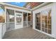 Screened porch with deck access and sliding glass doors at 3297 Su San Farms Rd, Gastonia, NC 28056