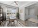 Spacious home office with hardwood floors and window seating at 5259 Sweet Fig Way, Fort Mill, SC 29715