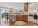 Kitchen with granite countertops, stainless steel dishwasher, and hardwood floors at 5430 Allison Ln, Charlotte, NC 28277