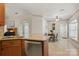 Kitchen with island, stainless steel appliances, and wood cabinets at 1357 Meadowdale Rd, Rock Hill, SC 29732