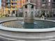 Exterior shot of a beautiful fountain in a courtyard setting at 300 W 5Th St # 339, Charlotte, NC 28202