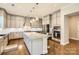 Spacious kitchen with granite island and stainless steel appliances at 4008 Pinot Way, Indian Land, SC 29707