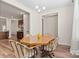 Small dining area with hexagonal table and chairs, near kitchen at 9023 Daring Ct, Charlotte, NC 28215