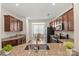 Modern kitchen with granite countertops and stainless steel appliances at 9023 Daring Ct, Charlotte, NC 28215