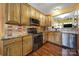 Modern kitchen with granite countertops and stainless steel appliances at 9450 Shumacher Nw Ave, Concord, NC 28027