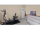 A spare room that features exercise equipment, cream colored walls, and carpeting at 105 Whimbrel Ln, Mooresville, NC 28117