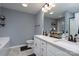 Elegant bathroom with double vanity and soaking tub at 123 Kingfisher Dr, Mooresville, NC 28117