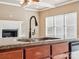 Modern kitchen sink and faucet in granite countertop at 1744 White Fawn Ln, Rock Hill, SC 29730