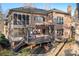 Spacious deck with pergola and screened porch at 19216 Wildcat Trl, Davidson, NC 28036