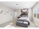 Cozy bedroom featuring baseball-themed decor at 298 Bouchard Dr, Waxhaw, NC 28173