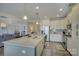 Spacious kitchen with stainless steel appliances and an island at 517 Trillium Way, Belmont, NC 28012