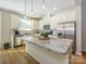 Modern kitchen with white cabinets and granite countertops at 810 Ayrshire Ave, Fort Mill, SC 29708