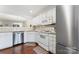 Modern kitchen with granite countertops and stainless steel appliances at 9907 Reindeer Way Ln, Charlotte, NC 28216