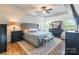 Spacious bedroom with large windows and hardwood floors at 112 Marquette Dr, Mount Holly, NC 28120