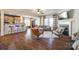 Open living space with hardwood floors, fireplace, and stylish furniture at 2229 Iron Works Dr, Clover, SC 29710