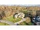 Aerial view of two-story house with driveway and landscaping at 2740 Smith Field Dr, Monroe, NC 28110