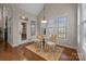 Charming breakfast nook with hardwood floors and natural light at 2740 Smith Field Dr, Monroe, NC 28110