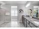 Elegant bathroom with double vanity, granite countertop, and large walk-in shower at 356 Nantucket Way, Rock Hill, SC 29732