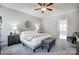 Spacious main bedroom with king bed and ensuite bath access at 356 Nantucket Way, Rock Hill, SC 29732