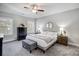 Main bedroom with a king-size bed and large windows at 356 Nantucket Way, Rock Hill, SC 29732