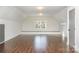 Versatile bonus room featuring hardwood floors and a window at 419 Sylvania Ave, Charlotte, NC 28206