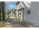 Private driveway with automatic gate leading to the house at 419 Sylvania Ave, Charlotte, NC 28206