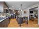 Modern kitchen with stainless steel appliances and island at 2008 Townsend Ave, Charlotte, NC 28205