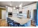 Modern kitchen with stainless steel appliances and granite countertops at 3001 Burton Point Ct, Waxhaw, NC 28173