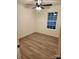 Bright bedroom featuring wood-look floors and a ceiling fan at 301 Cornelius Dr, Rock Hill, SC 29730