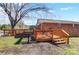 Wooden deck with stairs and railing at 3524 Lancaster Hwy, Monroe, NC 28112