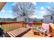 Wooden deck with chairs and shed view at 3524 Lancaster Hwy, Monroe, NC 28112