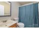 Clean bathroom with updated vanity and fixtures at 410 E Louisiana Ave # 2, Bessemer City, NC 28016