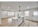 Open kitchen island with bar seating and stainless steel dishwasher at 4328 Hancock Ter, Charlotte, NC 28205