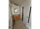 Bathroom with vanity, toilet, and tiled floor at 4766 Dolph Monroe Rd, Maiden, NC 28650