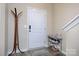 Entryway with coat rack, shoe storage, and hardwood floor at 2605 Andes Dr, Statesville, NC 28625