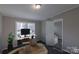 Home office features built-in desk and adjacent bathroom at 2379 Justin Dr, York, SC 29745