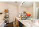 Double vanity bathroom with bathtub and shower at 5927 Pisgah Way, Charlotte, NC 28217