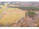 Expansive aerial perspective of a new road development surrounded by large tracts of land and trees at 1502 Baileys Run, Gastonia, NC 28056