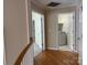 Upper level laundry room with washer and dryer at 2306 Cota Ct, Charlotte, NC 28262