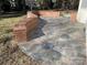 Brick patio with slate tile flooring at 2306 Cota Ct, Charlotte, NC 28262