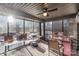 Sunroom with plenty of natural light and versatile space at 605 Impala Dr, Albemarle, NC 28001