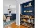 Organized coffee bar with ample shelving and various drink and snack options at 1009 Murandy Ln, Matthews, NC 28104