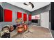 Dedicated music studio with drum kit and recording setup at 1009 Murandy Ln, Matthews, NC 28104