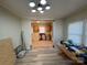 View of kitchen and living room from dining area at 110 Courtland St, Chester, SC 29706