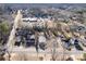 Aerial view showing a house amongst other homes and businesses at 138 Pinckney St, Chester, SC 29706