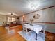 Bright dining room with hardwood floors and wood table at 194 Beech Brook Ln, Statesville, NC 28625