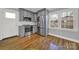 Modern kitchen with stainless steel appliances and hardwood floors at 206 Hunter St, York, SC 29745