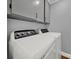 Laundry room with washer and dryer included at 206 Hunter St, York, SC 29745