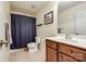 Bathroom with shower/tub combo and vanity at 2978 Arthur Rd, Indian Land, SC 29707