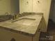 Bathroom vanity with granite countertop and double sinks at 3720 Turner Rd, Clover, SC 29710